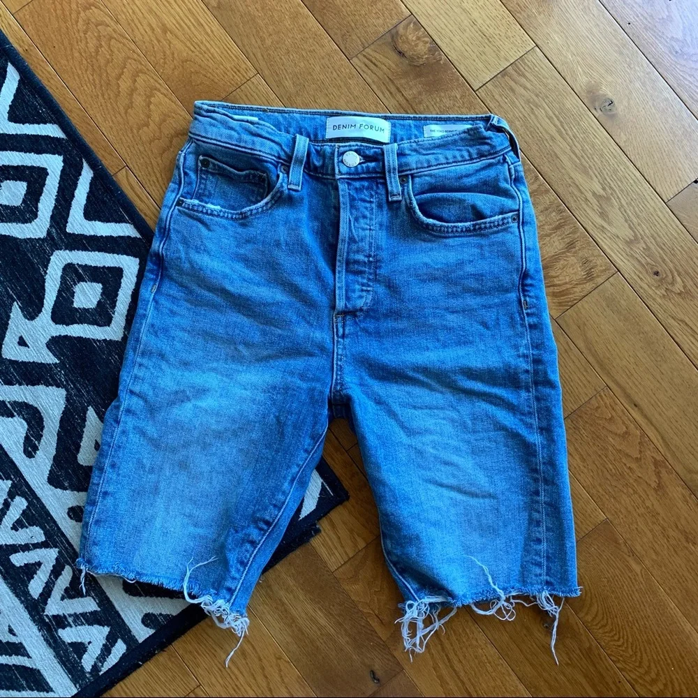 Denim Forum Mid Length Shorts - Picture 2 of 9